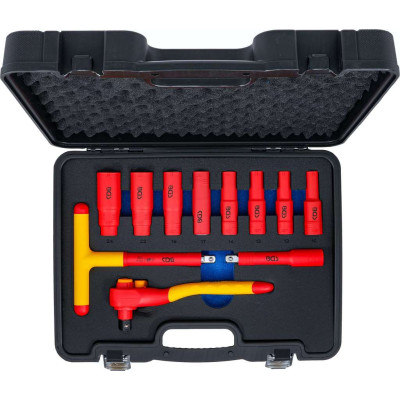 Gola sada VDE 1/2" 10 ÷ 24 mm BGS107145 (Sada 11 dielov)