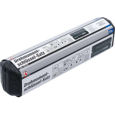 Momentový kľúč 2 ÷ 24 Nm BGS1072118 s račňou 1/4" vrátane bitových hlavíc (Sada 11 dielov)