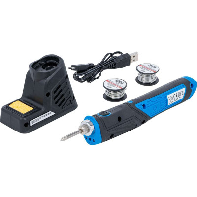 Aku páječka BGS Technic BGS 74485, kompaktní Aku pájení, USB nabíjení (1,5 Ah), 74485