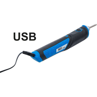 Aku páječka BGS Technic BGS 74485, kompaktní Aku pájení, USB nabíjení (1,5 Ah), 74485
