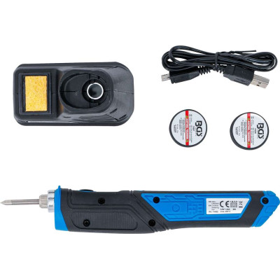 Aku páječka BGS Technic BGS 74485, kompaktní Aku pájení, USB nabíjení (1,5 Ah), 74485