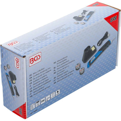 Aku páječka BGS Technic BGS 74485, kompaktní Aku pájení, USB nabíjení (1,5 Ah), 74485