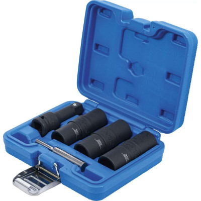 Nástrčné hlavice 1/2" šestihranné 17 ÷ 21 mm BGS107467, rázové, na poškozené hlavy šroubů (Sada 3 dílů)