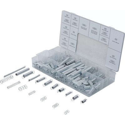 Ťažné a tlačné pružiny pr. 4 ÷ 9,5 mm BGS108047 Súprava 200 dielov