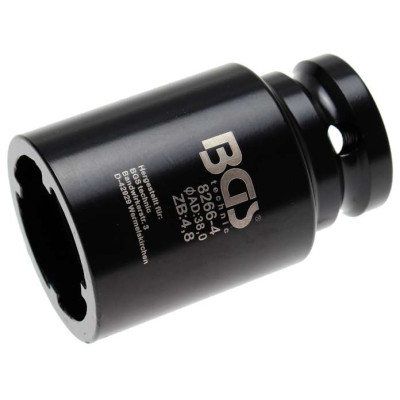 Zástrčná hlavica 1/2" na matice so zárezmi KM3 BGS108266-4. Vnútorný čap 29,5 mm