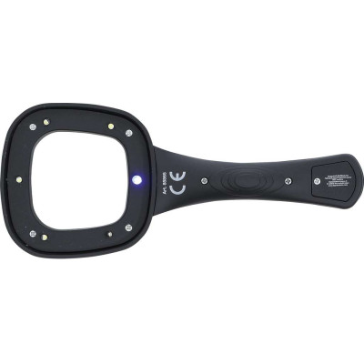 Ručná lupa Kraftmann s LED osvetlením BGS 85865 - Štvornásobné zväčšenie