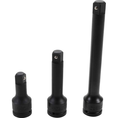 Predĺženie/nástavce 3/4" BGS108840, dĺžka 100 ÷ 250 mm, tvrdené (Sada 3 diely)