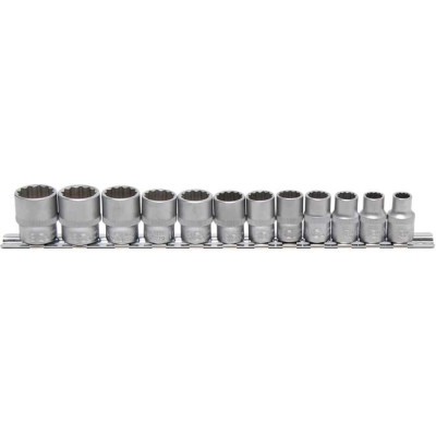 hlavica nástrčné 3/8", 12 hranné 8,0-19 mm, 12 dielov