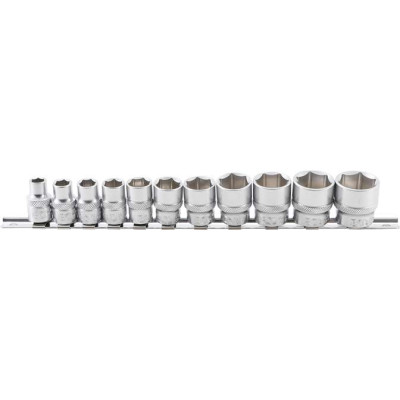 Nástrčné hlavice 3/8", 6 hranné 5/16 ÷ 7/8" BGS109110, palcové (Sada 11 dielov)