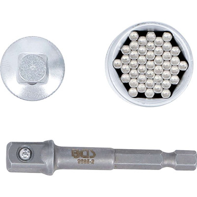 Univerzálna nástrčná hlavica 3/8" 9 ÷ 21 mm BGS1092533 Sada 17 dielov vrátane adaptérov