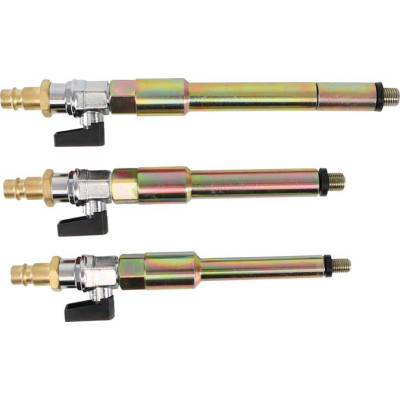 Súprava pneumatických adaptérov na otvory žhaviacich sviečok M8×1,0, M10×1,0, M10×1,25 3dielna