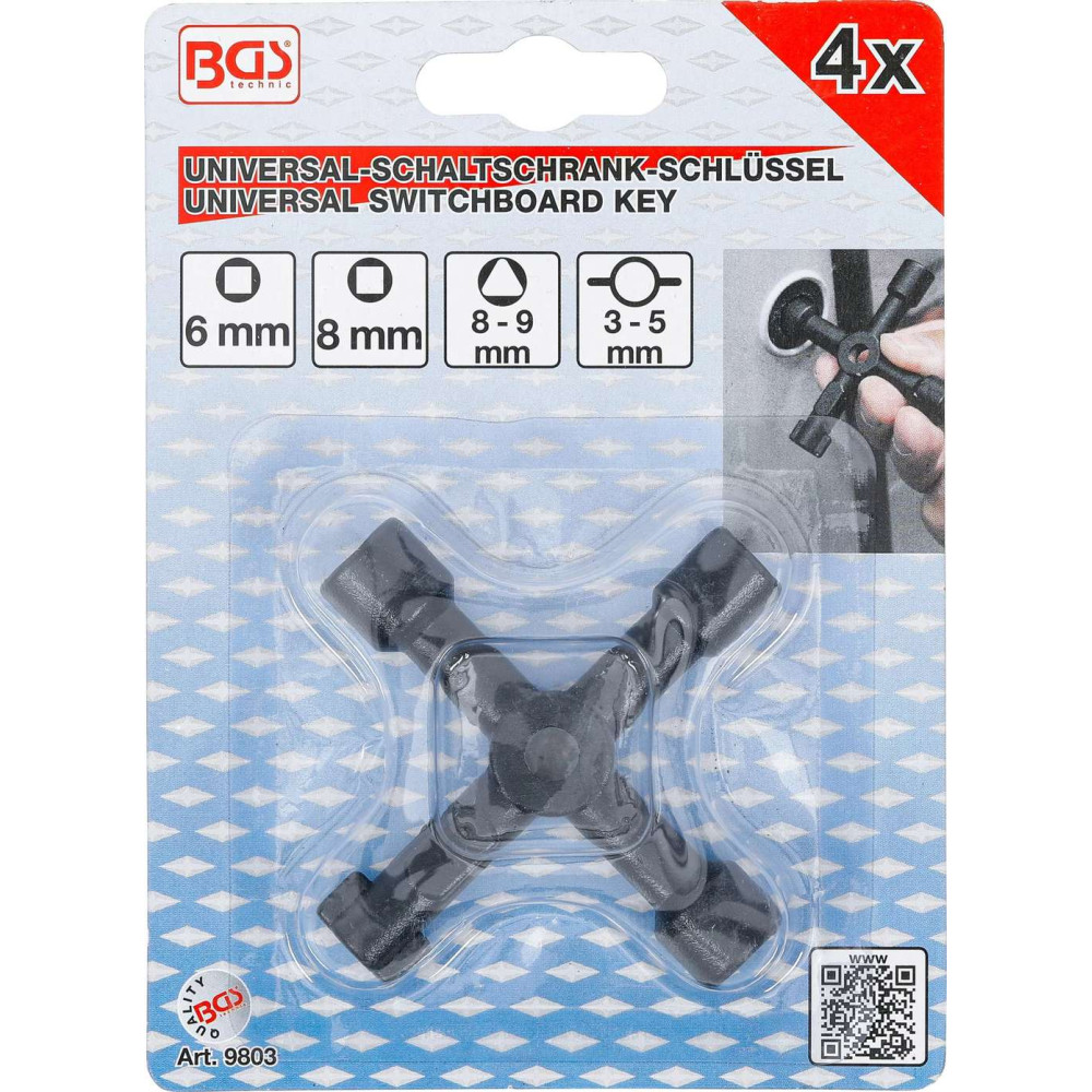 Univerzálny kľúč na rozvodné skrine BGS109803