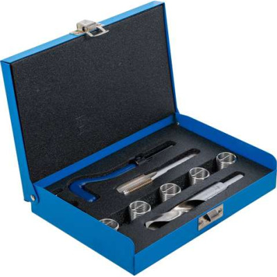 Vložkovacia sada BGS1099433 na opravu závitu M18 x 1,5 mm (9 dielov)