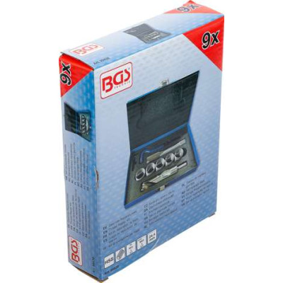 Vložkovací sada BGS1099438 pro opravu závitu M24 x 2,0 mm (9 dílů)