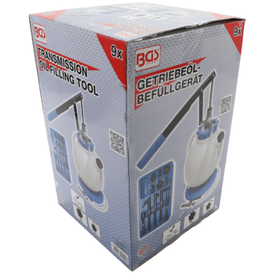 Plnička převodového oleje (7 l) BGS109992 s ruční pumpou a 8 adaptéry