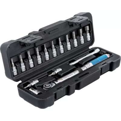 Momentový kľúč 1/4" 3 ÷ 24 Nm BGS1072088 vrátane zástrčných bitových hlavíc (Sada 16 ks)