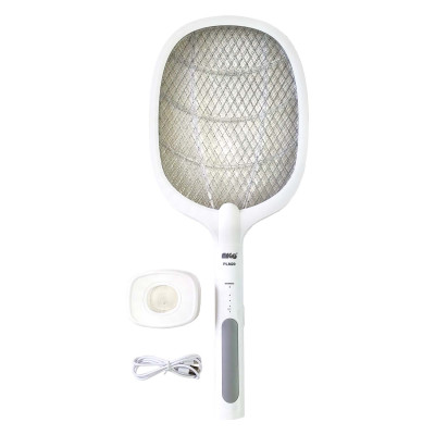 Elektrická plácačka na mouchy 2v1