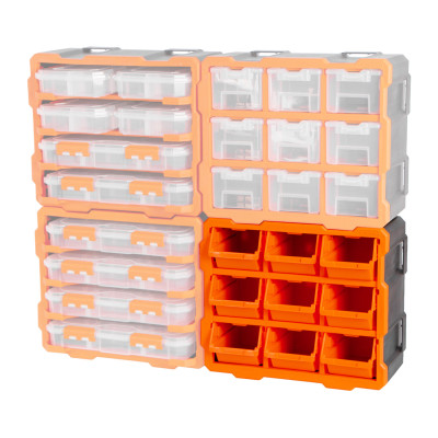 Plastový organizér, 9 zásobníků - TC320676
