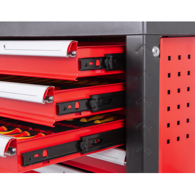 Dielenský vozík s VDE náradím pre elektrikárov, profi sada 86 ks - H14019VDE