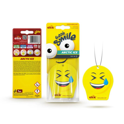 FRESH SMILE - Osvěžovač vzduchu z celulózového závěsu Arctic Ice