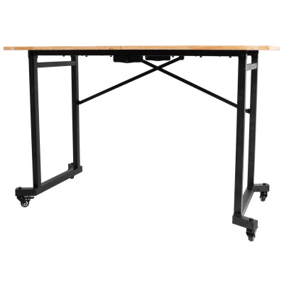 Mobilný skladací stôl do dielne, 1400 x 650 x 900 mm, nosnosť 150 kg