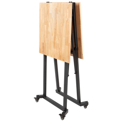 Mobilný skladací stôl do dielne, 1400 x 650 x 900 mm, nosnosť 150 kg
