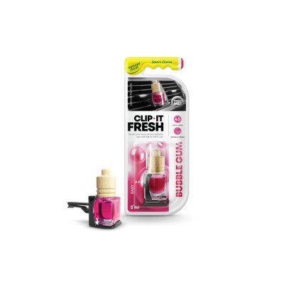 Clip it fresh - Osvěžovač vzduchu s klipem Bubble Gum