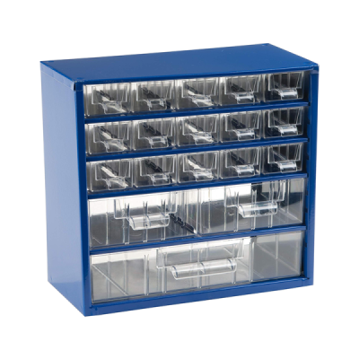 TOKOZ - Zásuvkový organizér 06 / 15S, 2M, 1L - RAL 5002 - Modrá
