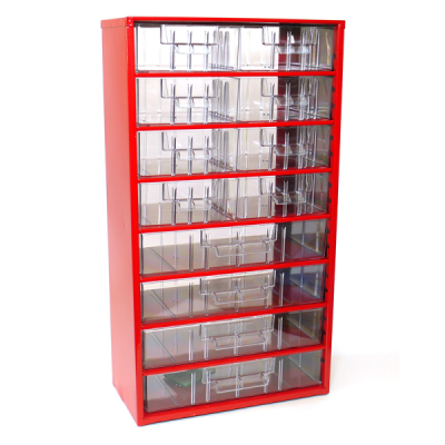 TOKOZ - Zásuvkový organizér 12 / 8M, 4L - RAL 3002 - Červená