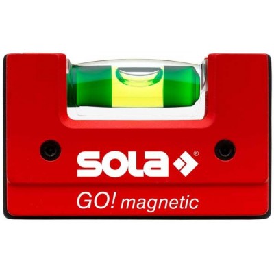 SOLA - GO! magnetic - kompaktní vodováha 6,8cm