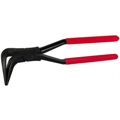 BESSEY - kleště klempířské přehýbací zahnuté 90° (držadlo PVC)