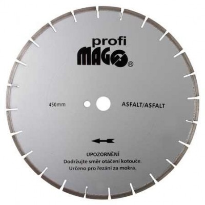 Magg PROFI - Diam.kot.segm. 450x3,6/10x25,4mm na asfalt