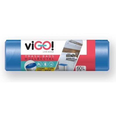 viGO! Odpadkový pytel LDPE 60l/10 ks - modrý