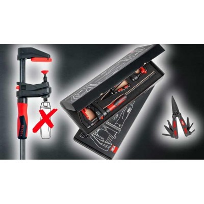 BESSEY - sada 2x GK30 GearKlamp + multifunkční nůžky