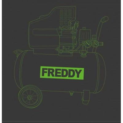 FREDDY - olejový kompresor 1,5kW; 2,0HP; 24l