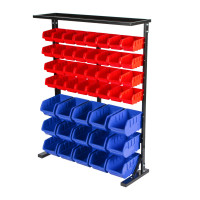 Regále s plastovými boxy